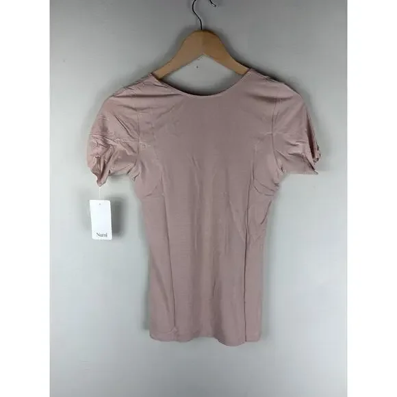 NUMI The Signature Undershirt Sweat Wicking Almond Medium New Layering - Picture 7 of 13